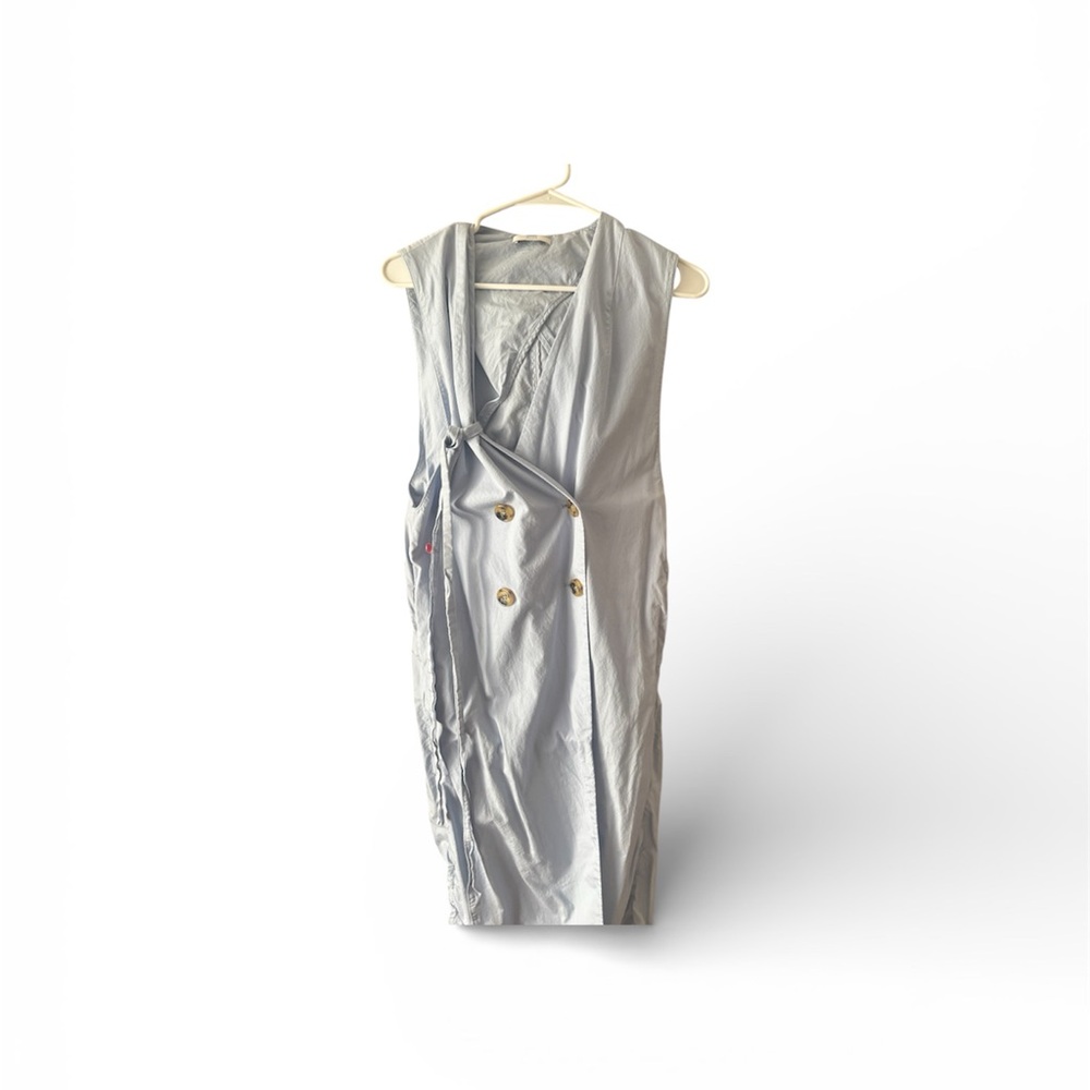 TOME NYC Asymmetrical Gray Dress